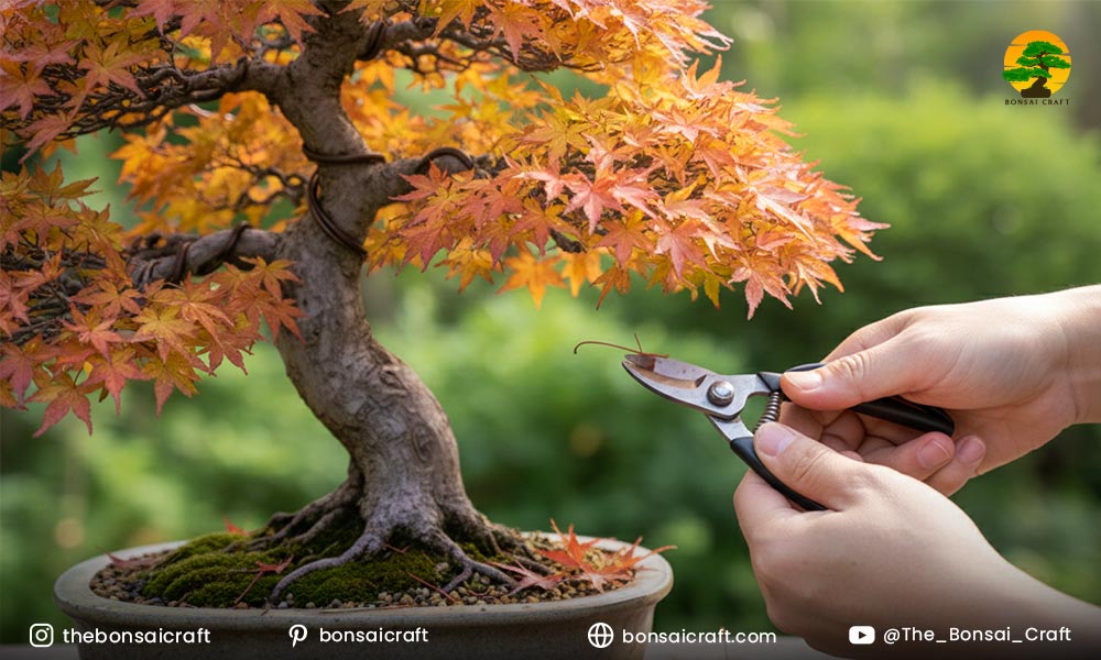 Pruning and Shaping Your Japanese Maple Bonsai