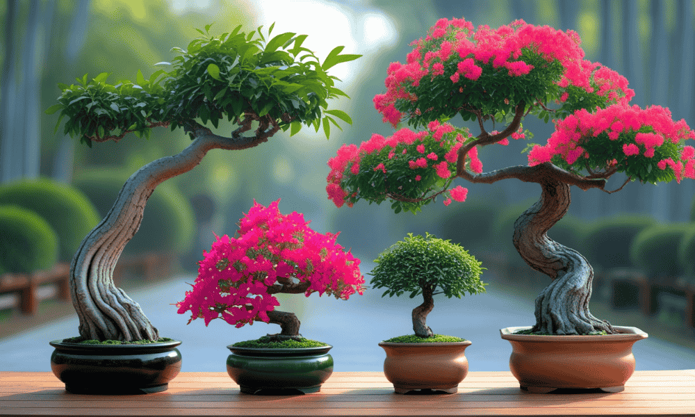 Popular Bougainvillea Bonsai Styles