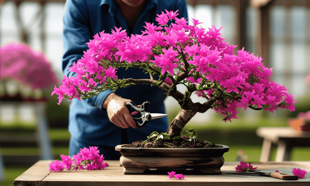 Pruning Bougainvillea Bonsai