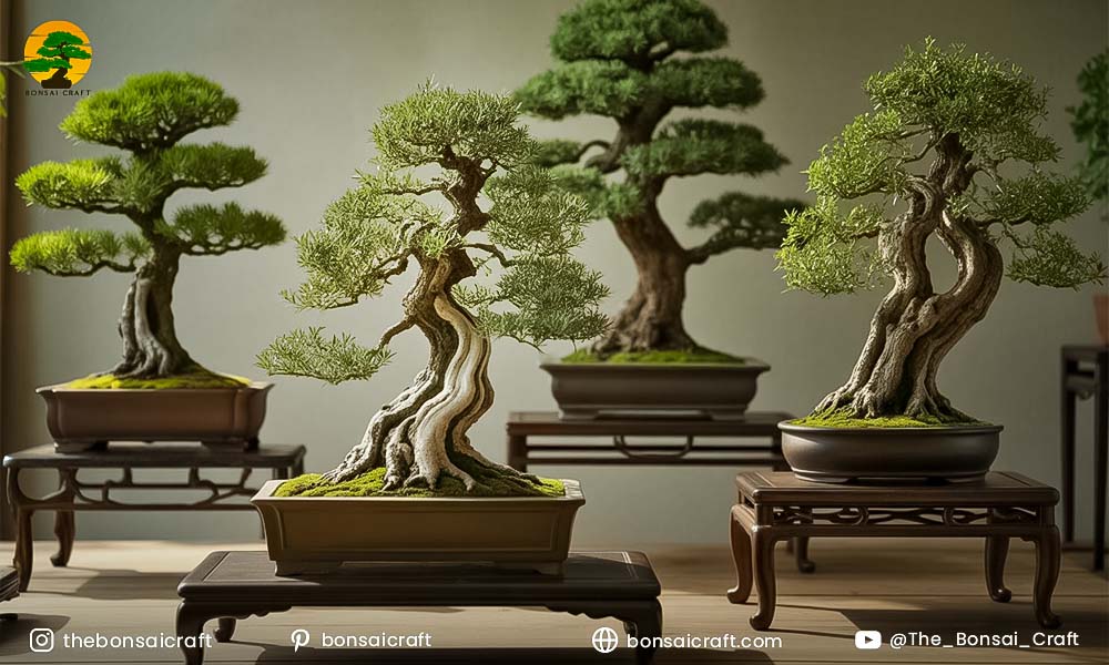 Beautiful Olive Tree Bonsai symbolizing peace and longevity, displayed in a minimalist indoor setting