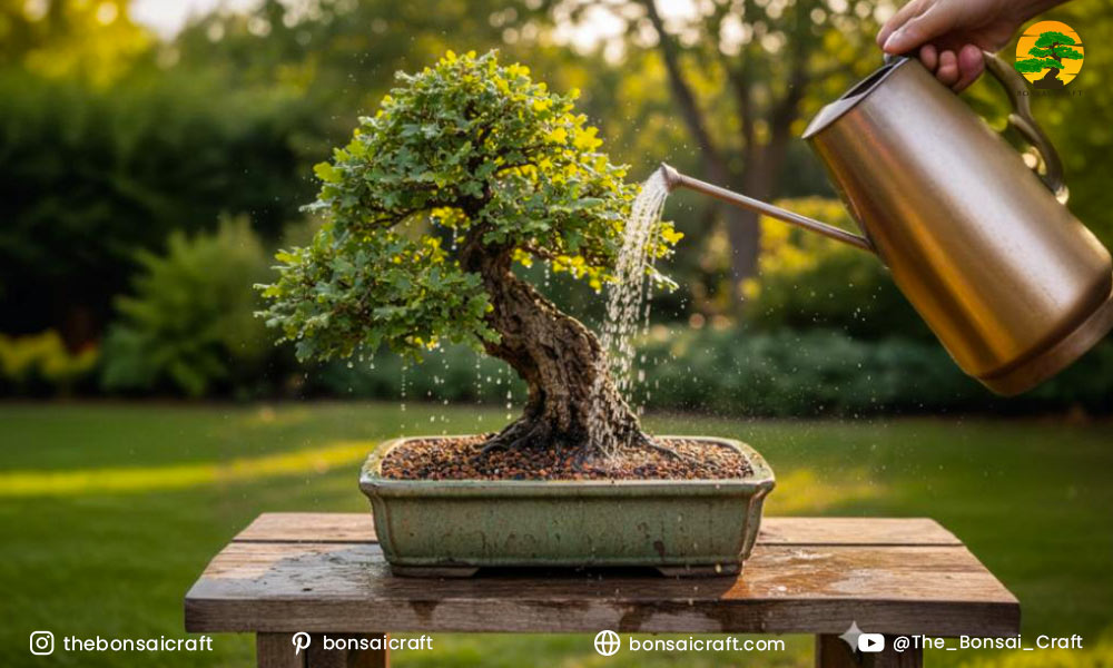 Light and Watering Needs for Oak Bonsai