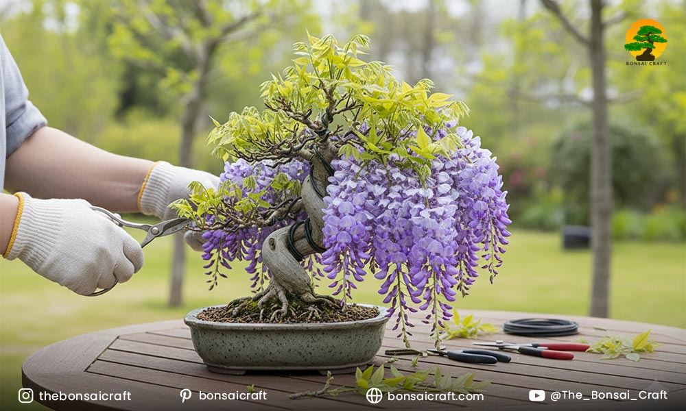 How to Prune and Shape Wisteria Bonsai?