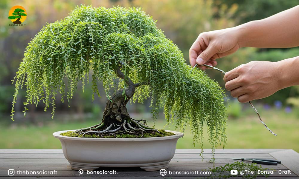 How to Wire a Weeping Willow Bonsai
