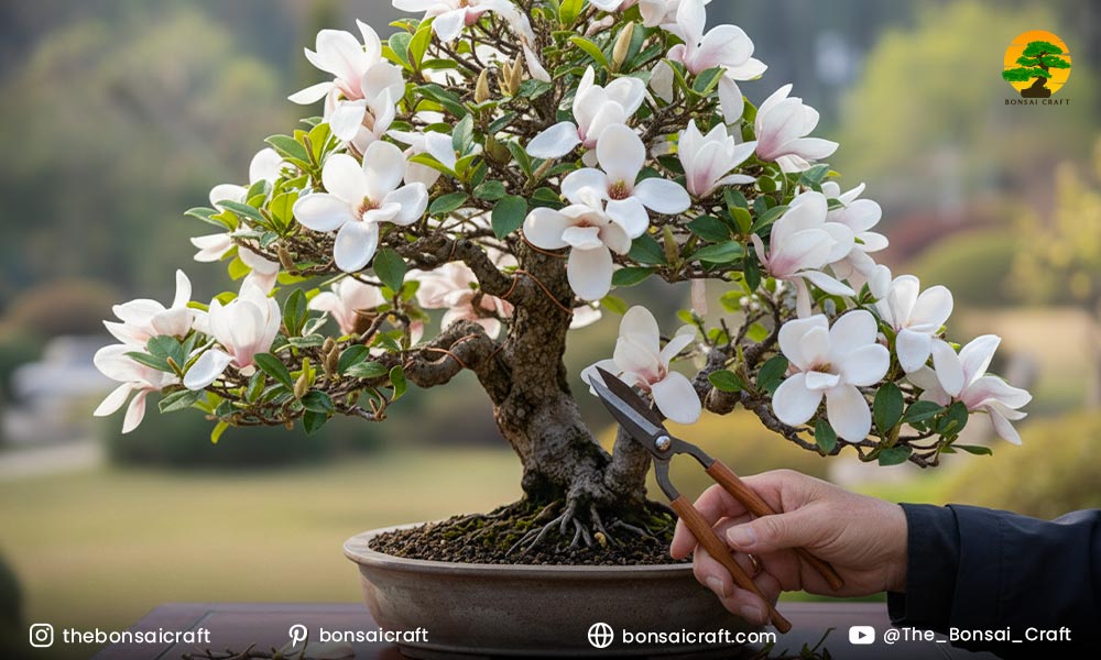 Magnolia Bonsai Pruning and Styling