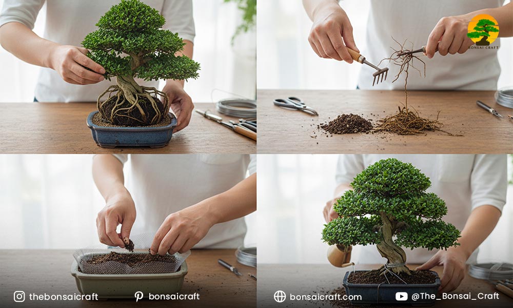 Step-by-step repotting guide
