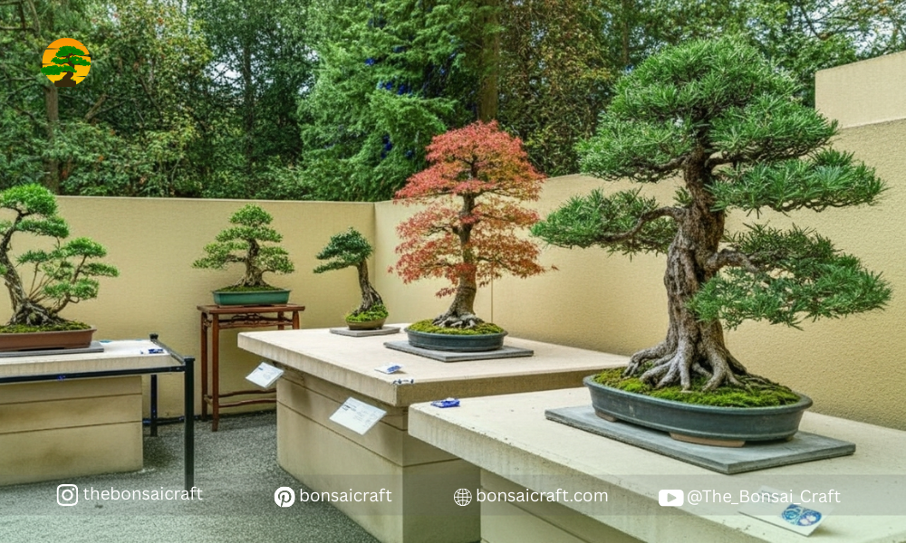 Location view of the Pacific Bonsai Museum in Federal Way, Washington, surrounded by natural greenery