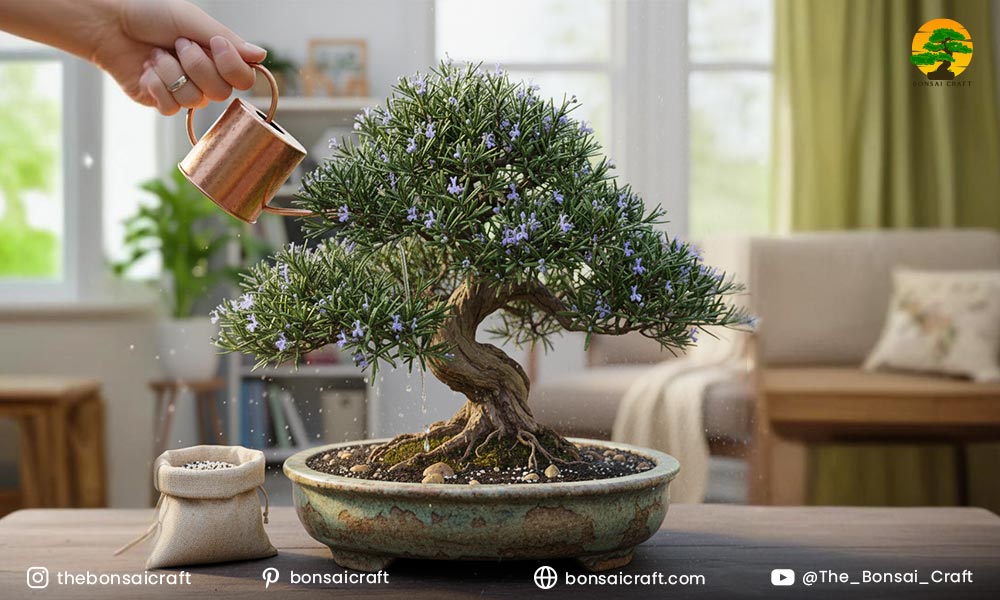 Watering & Fertilizing Rosemary Bonsai