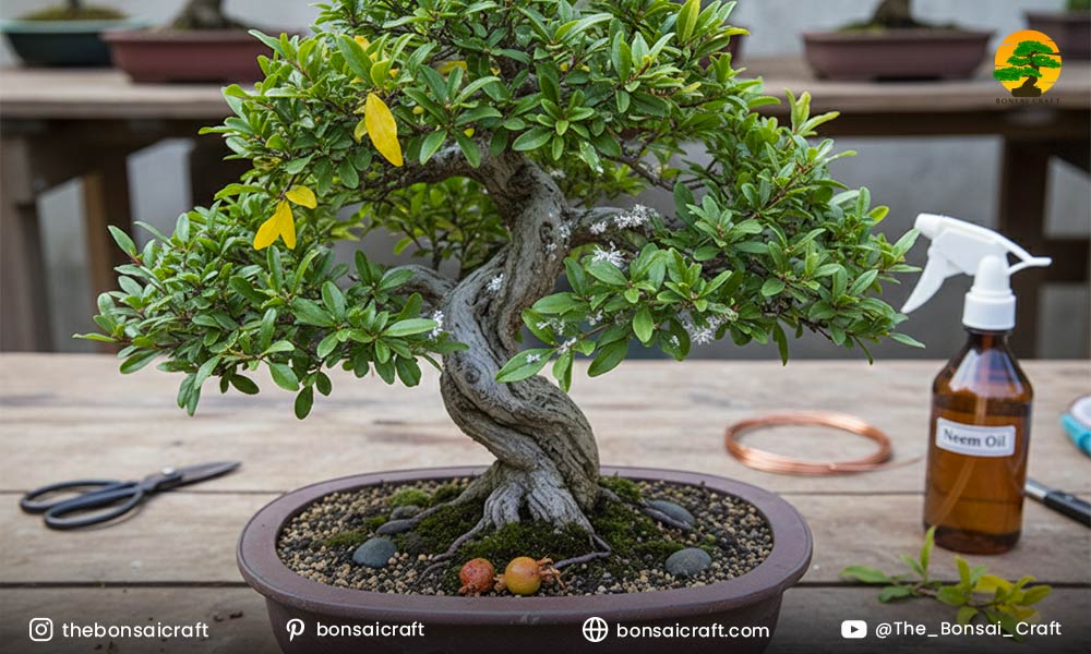 Common Problems in Pomegranate Bonsai Care