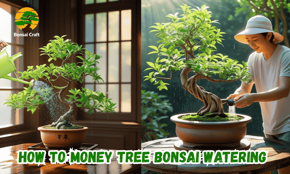 Money Tree Bonsai Watering