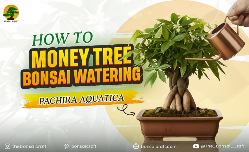 How to Money Tree Bonsai Watering (Pachira aquatica)