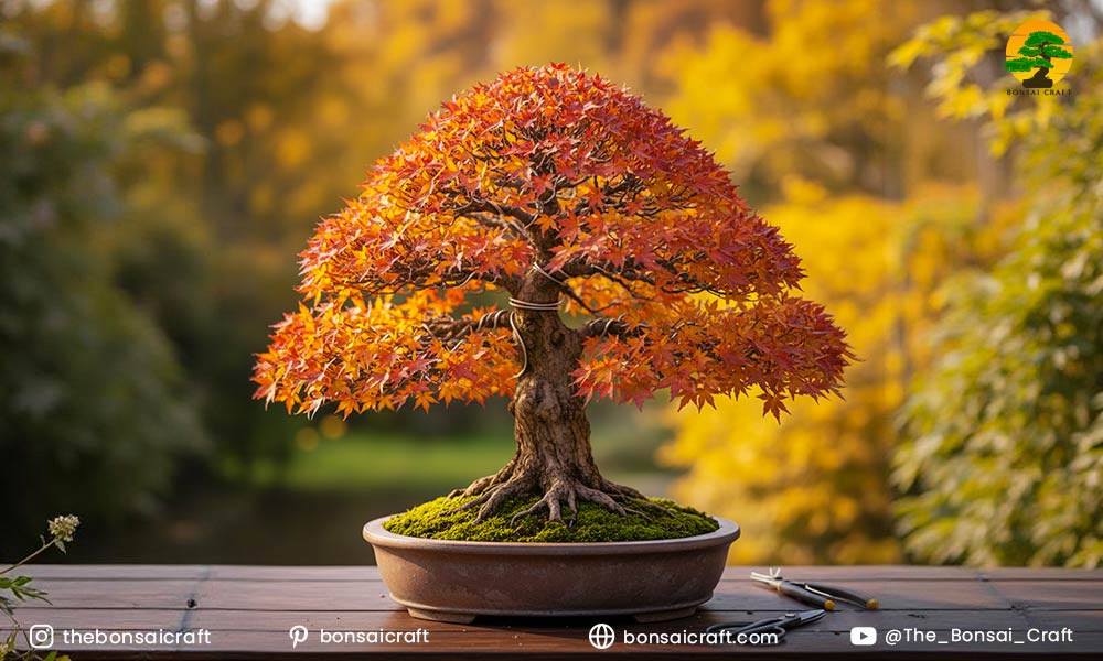 Styling Trident Maple Bonsai (Wiring and Shaping)