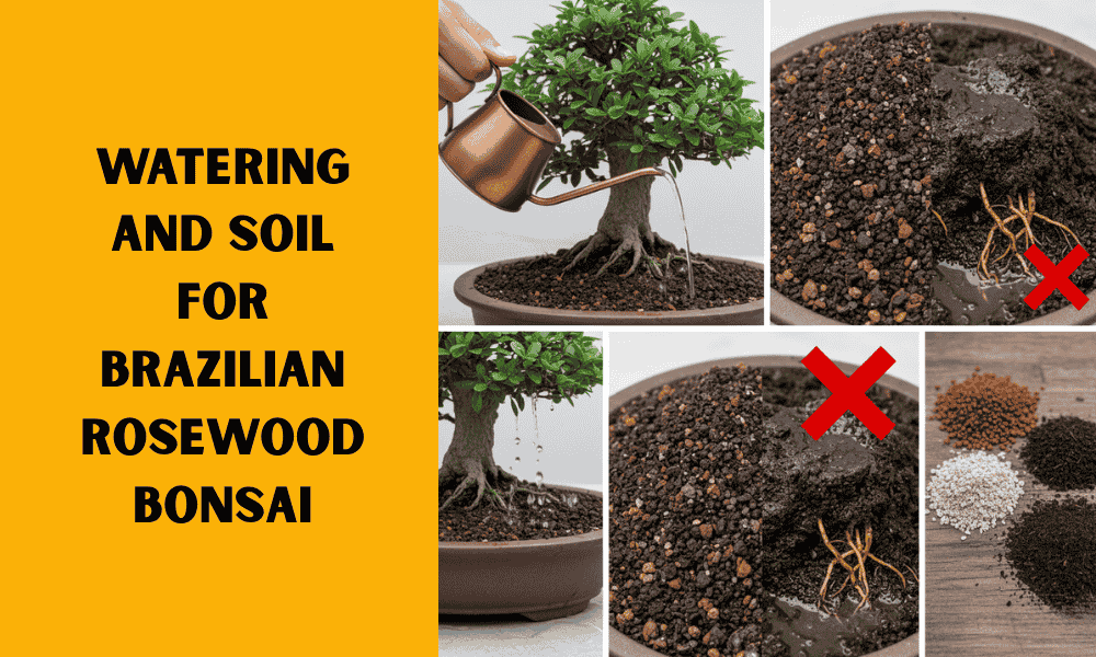 Watering and Soil for Brazilian Rosewood Bonsai