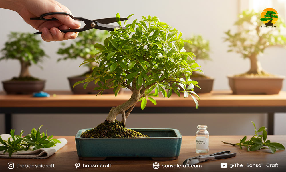 Step-by-Step Guide to Your Hawaiian Umbrella Bonsai Pruning