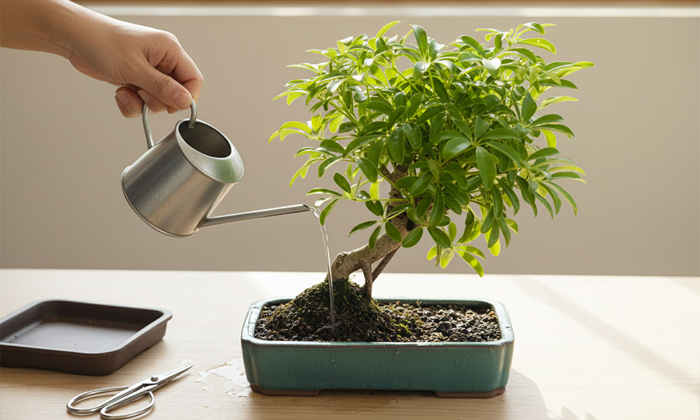 Why Proper Watering is Important for Your Hawaiian Umbrella Bonsai