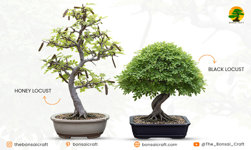 Black Locust Bonsai vs. Honey Locust Bonsai