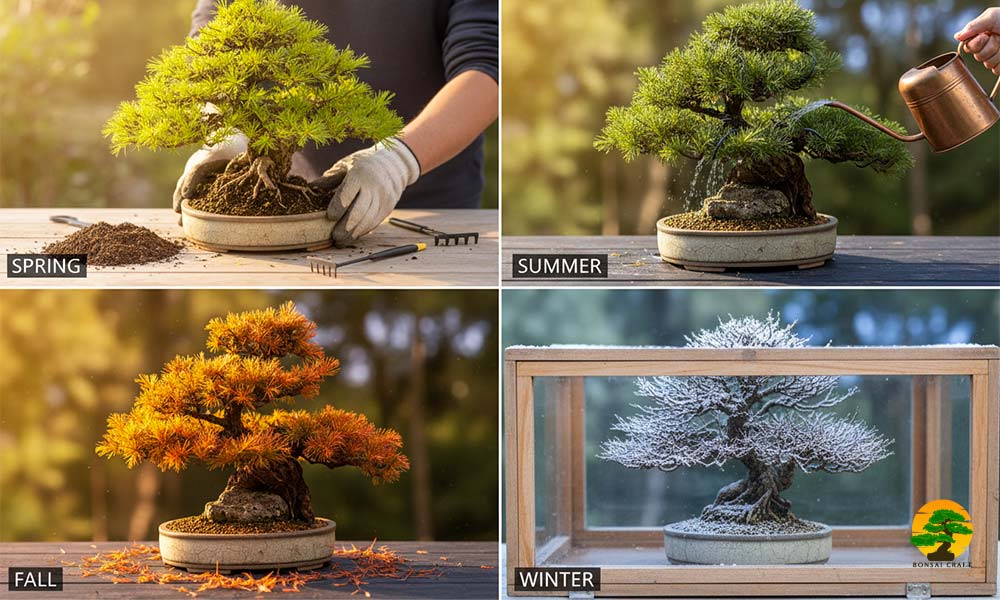 Larch Bonsai Seasonal Care