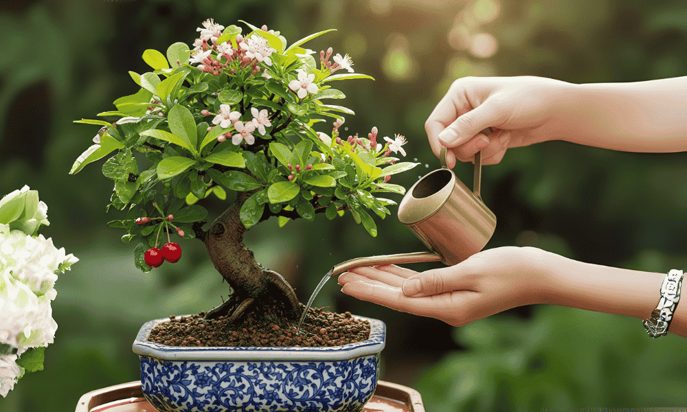 Watering Your Barbados Cherry Bonsai