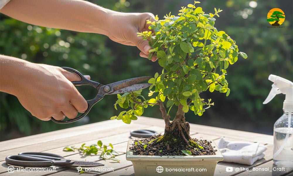 How to Prune a Chinese Sweet Plum Bonsai