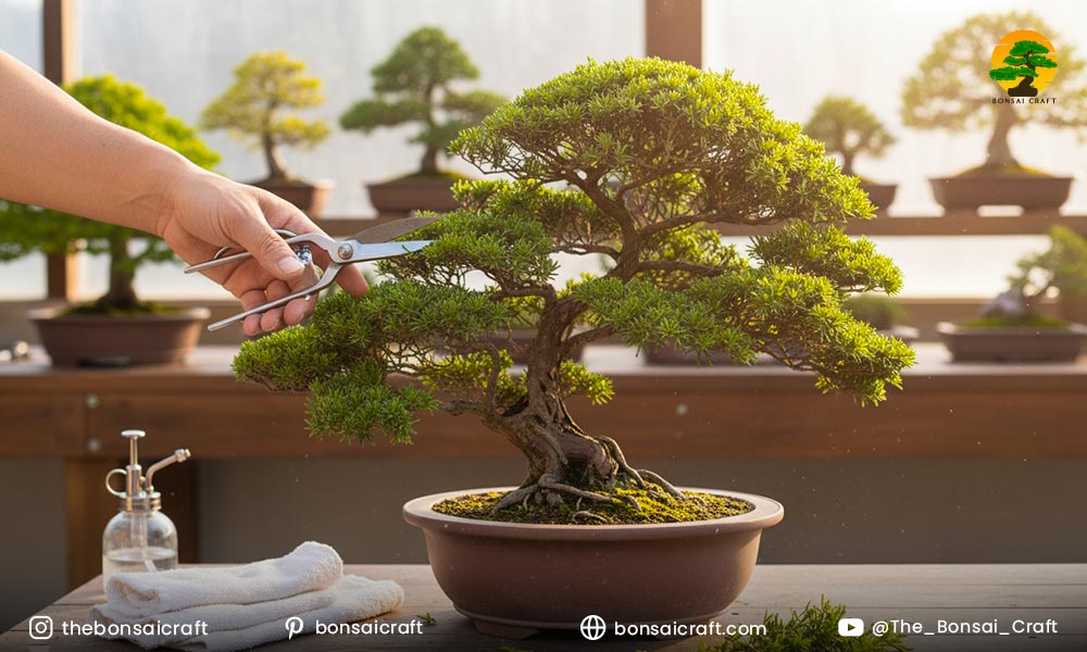 Podocarpus Bonsai Pruning and Shaping