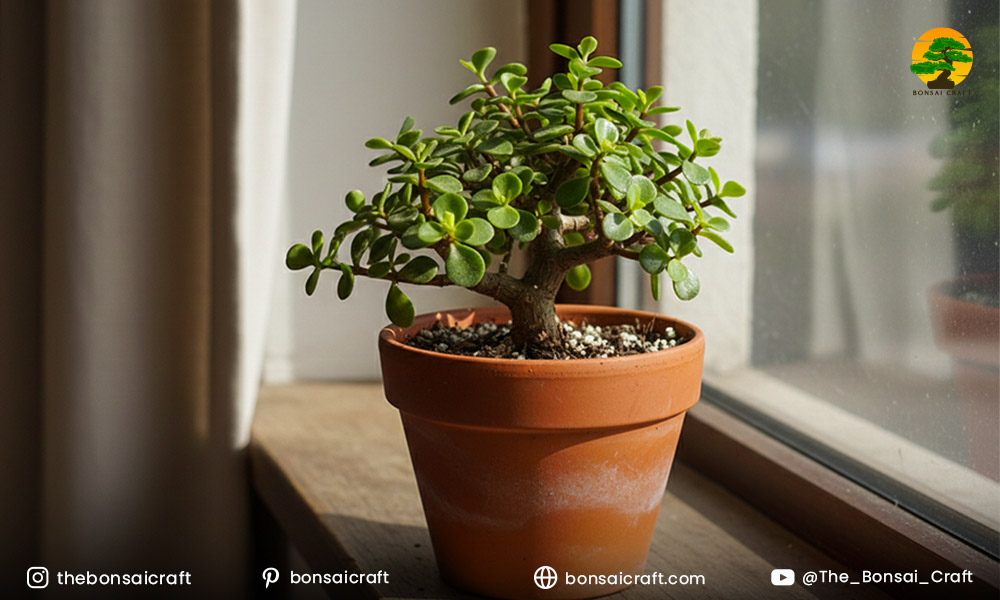 Well-grown Portulacaria afra plant in a pot, thriving with correct watering and sunlight.