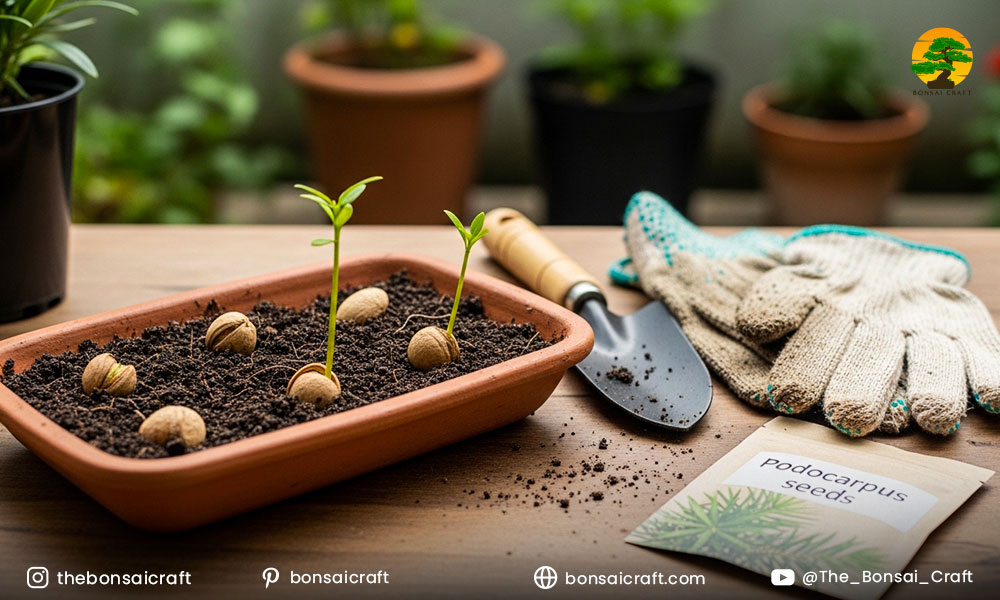 Can podocarpus macrophyllus be grown from seeds?