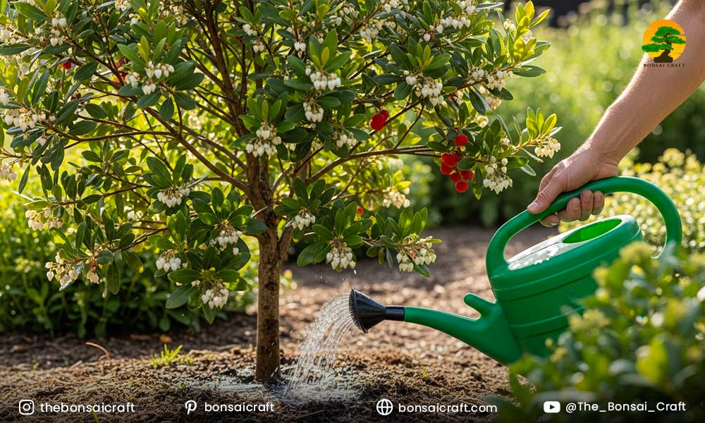 How to Water a Strawberry Tree