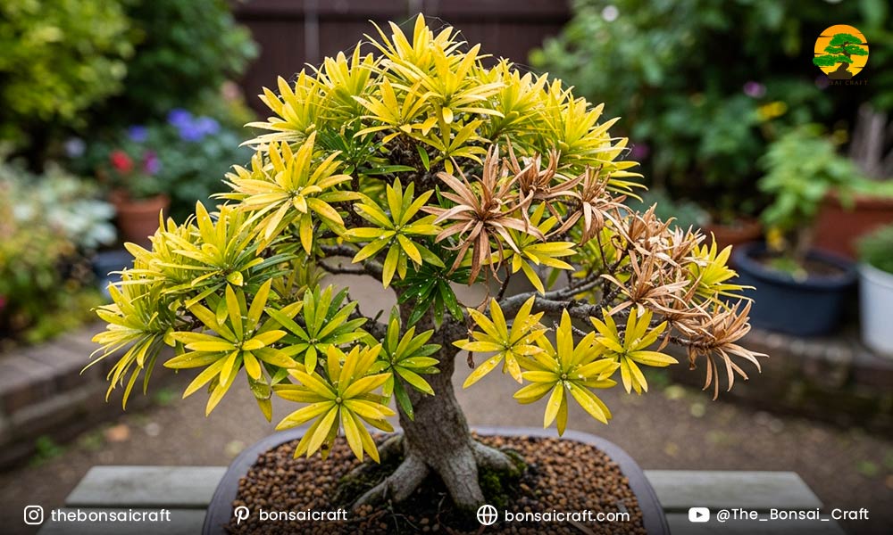 What are common podocarpus macrophyllus care problems?